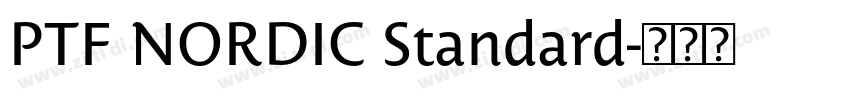 PTF NORDIC Standard字体转换